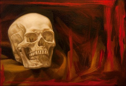 Caucasoid Oil Painting - 