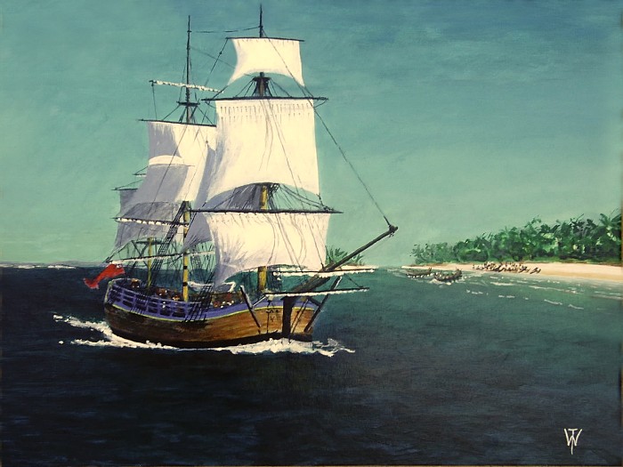 Endeavour In The Pacific - 