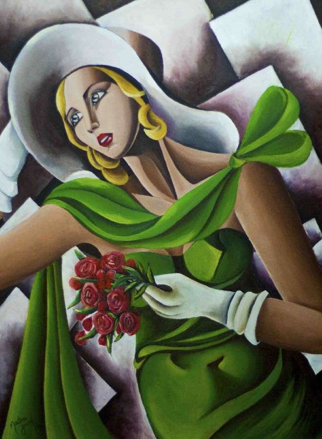 Girl In The Green Dress - 