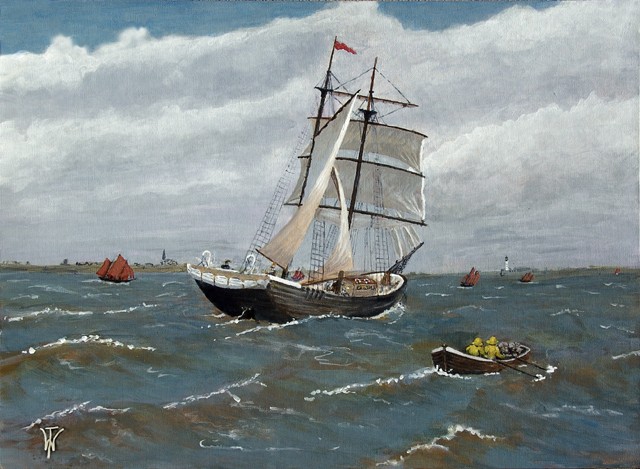 Schooner In The Herring Fleet - 