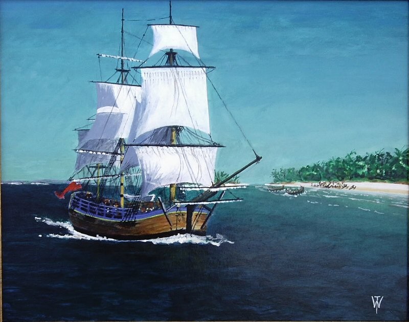 Endeavour In The Pacific - 