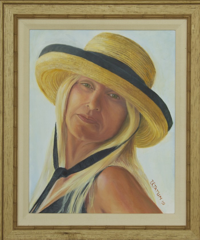Gwen With Straw Hat - 