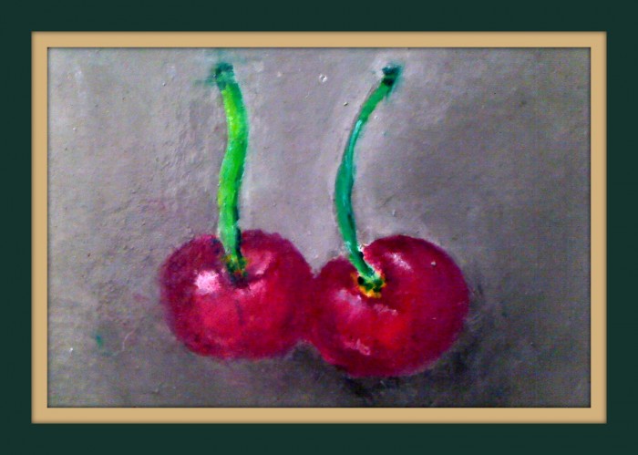 Two Cherries Still Life - 