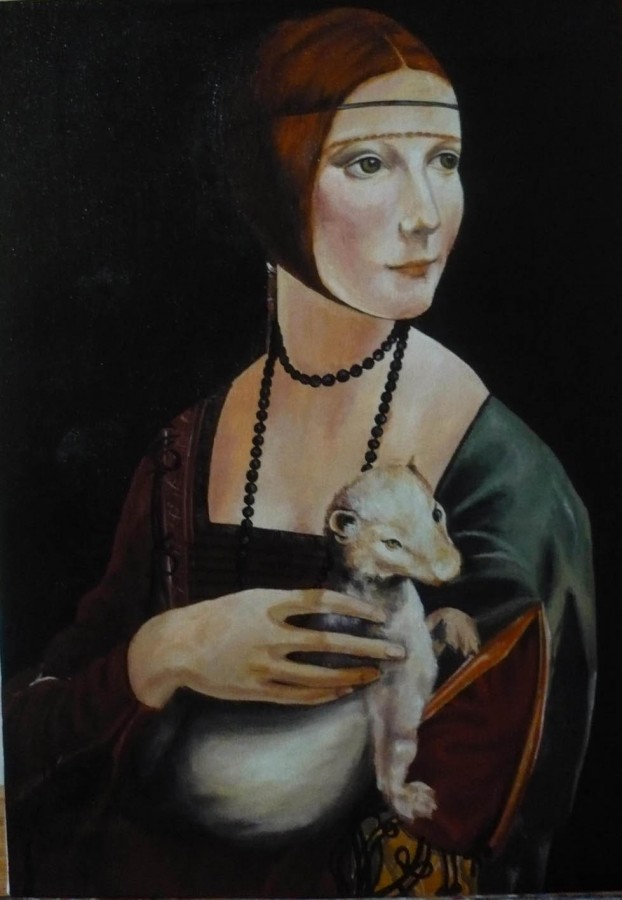 Lady With Hermine - 