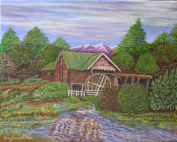 Evans Water Mill In Trevelin - 