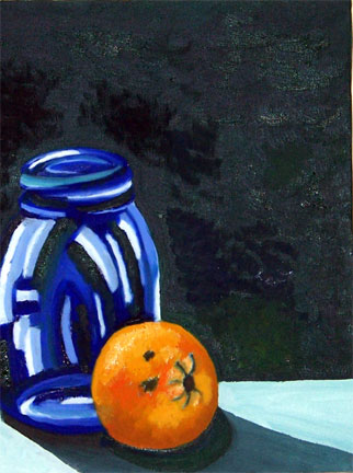 Jar And Orange - 
