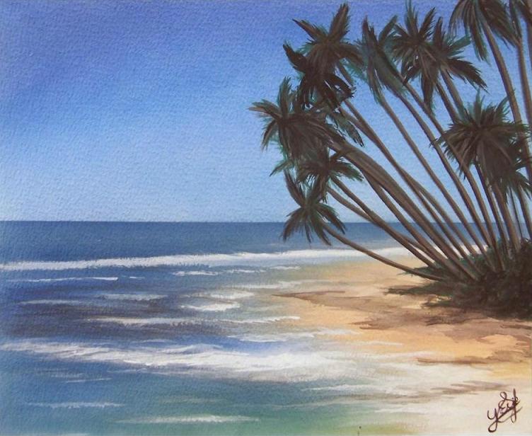 Windswept Beach On Sri Lanka - 