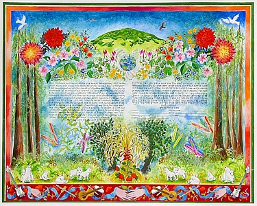 Redwoods Ketubah, 2005 - 