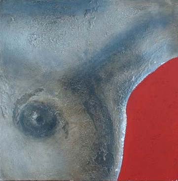 BREAST ON RED - 