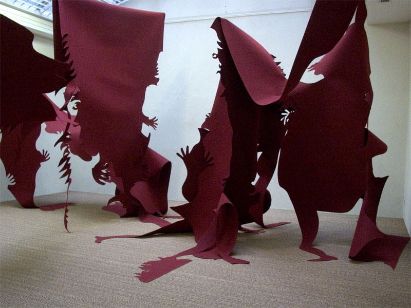 Fitted Carpet Cutting, 2004, 200x80 Inches - 