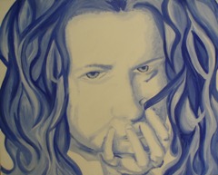 Self Portrait In Blue - 