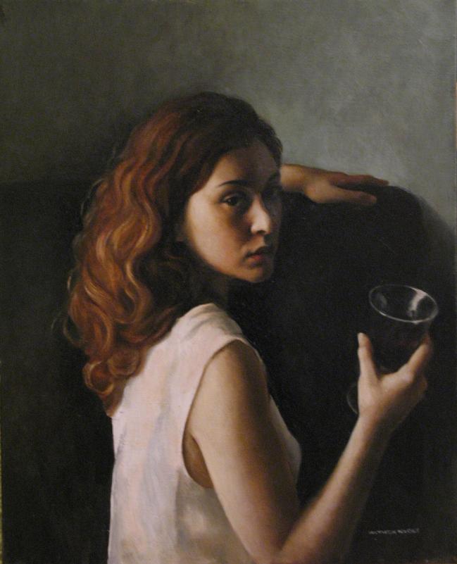 Seated Figure With Wine - 
