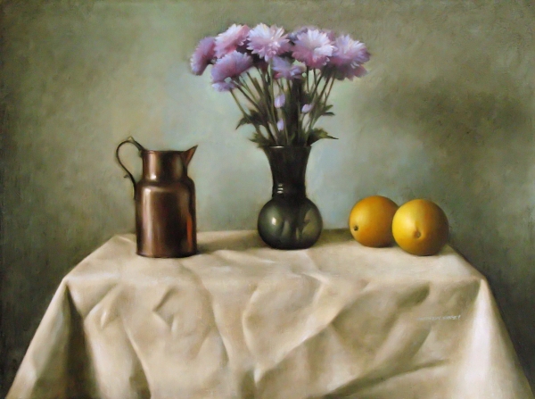 Still Life With Copper Vessel - 