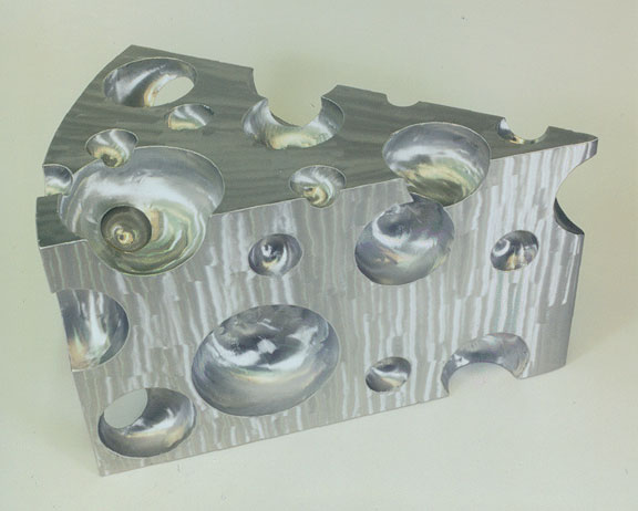 The Big Cheese #4 Sculpture In Aluminum - 