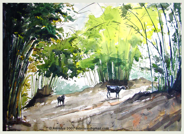 Bamboo Covered Pathway - 