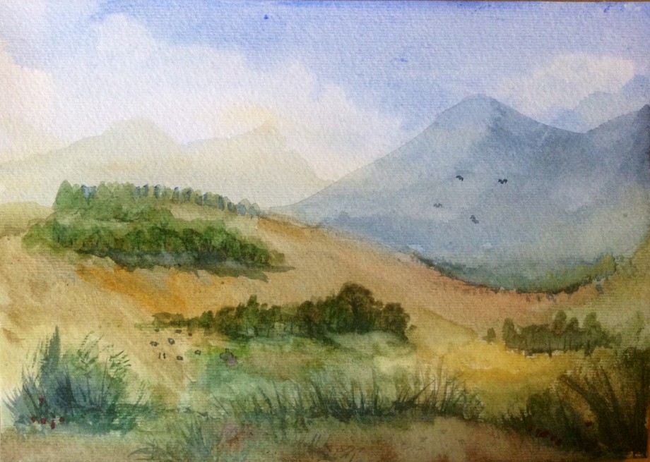Warm Winters Landscape - 