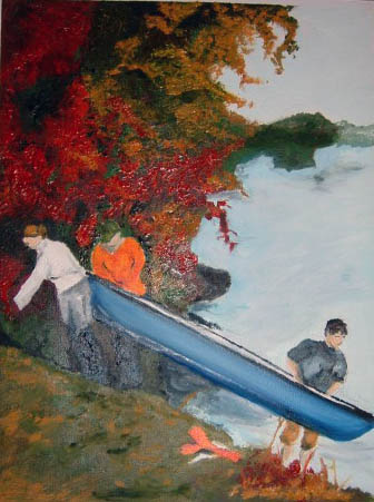 Autumn Canoe - 