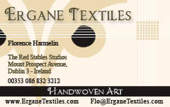 Ergane Textiles Business Card - 