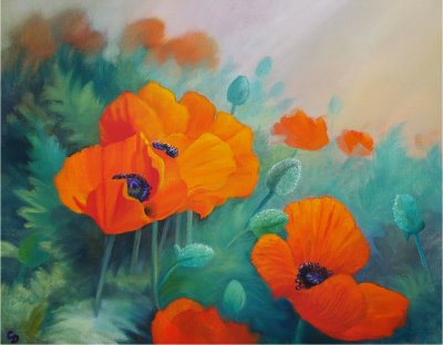 Breezy Poppies - 