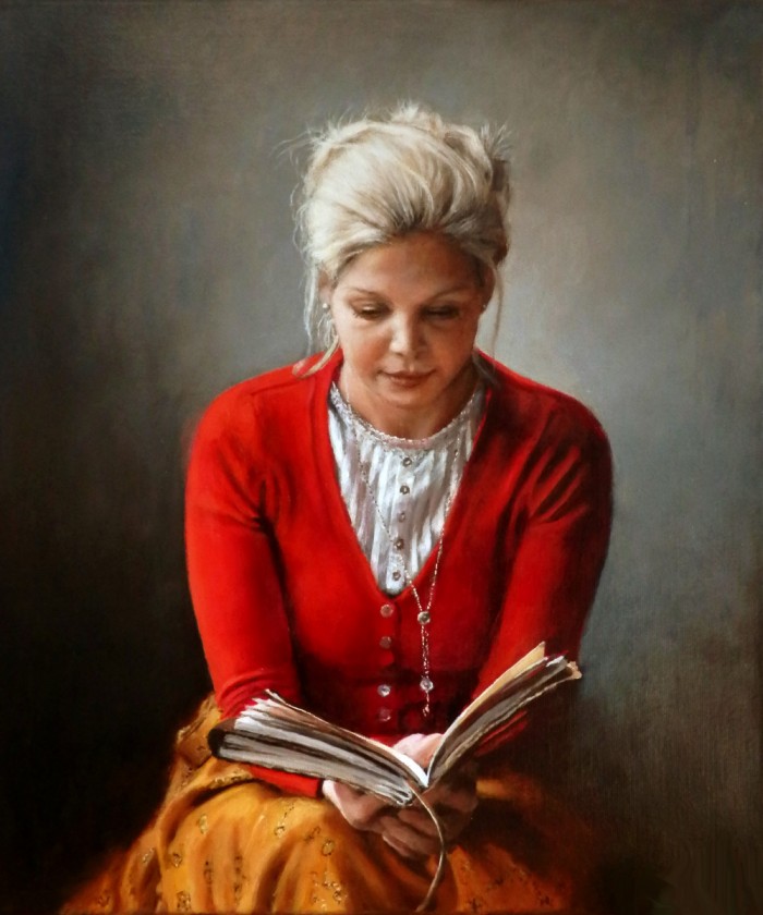 Woman Reading A Book - 