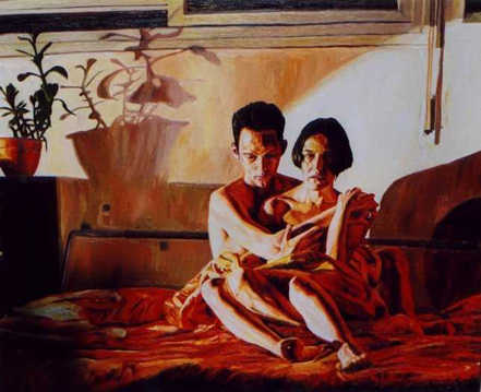 Couple On Bed - 