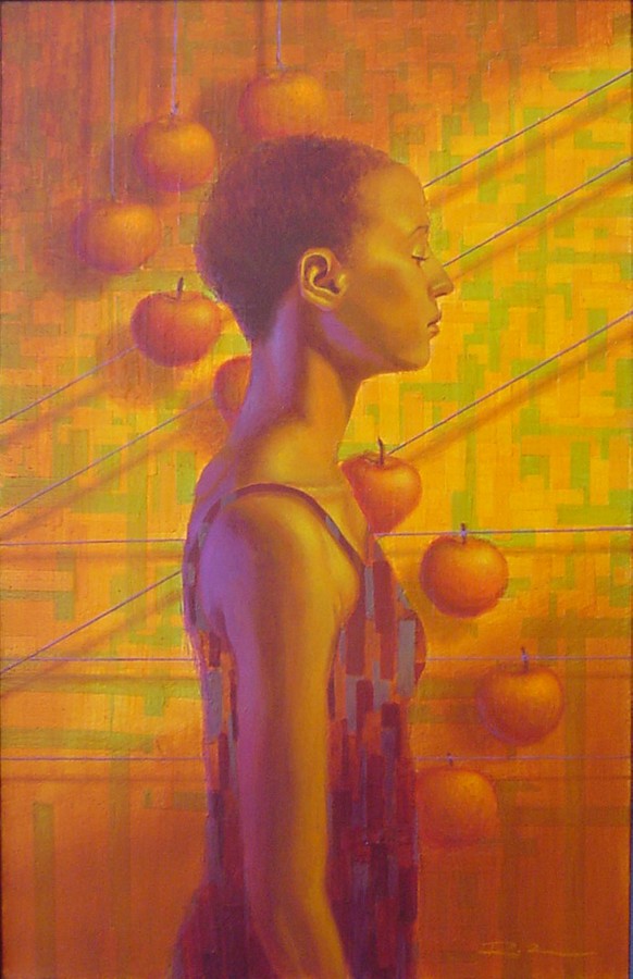 Figure with Apples by Richard Raney