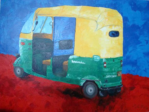 'auto On A Red Road' - 
