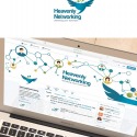 "Heavenly Networking" Branding material by Lana 