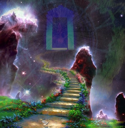 Fantasy Space Time Collage by Ronnie  Thornley