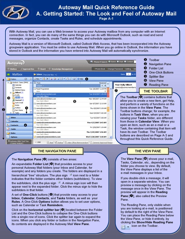 First Page Of Training Guide - 
