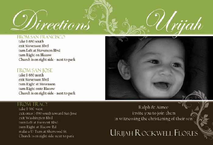 Baptism Invitation - 