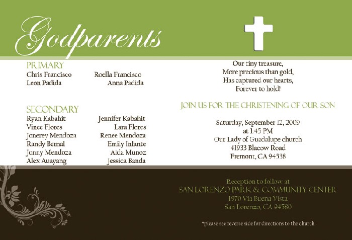 Baptism Invitation II - 