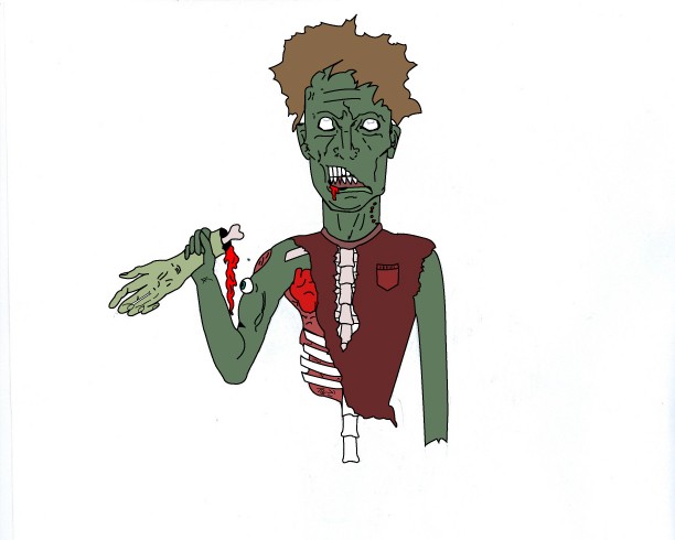 Zombie Created In Illustrator - 