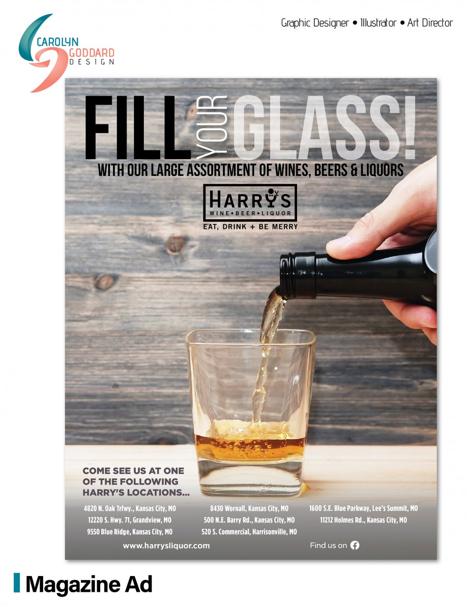 Liquor Store Magazine Ad - 