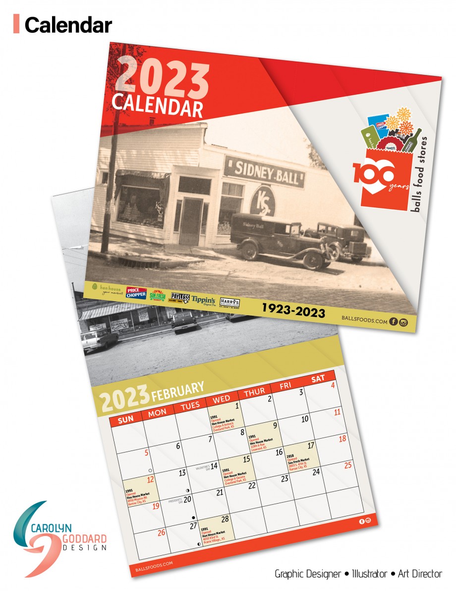 2023 Centenniel Calendar - 