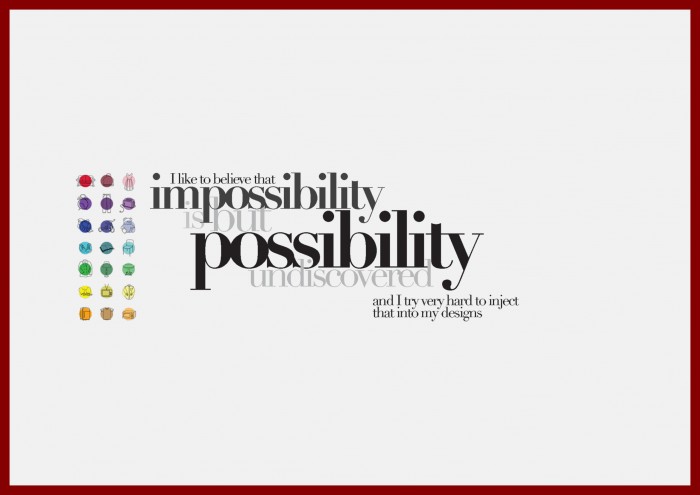 Impossible Is Only A Possibility - 