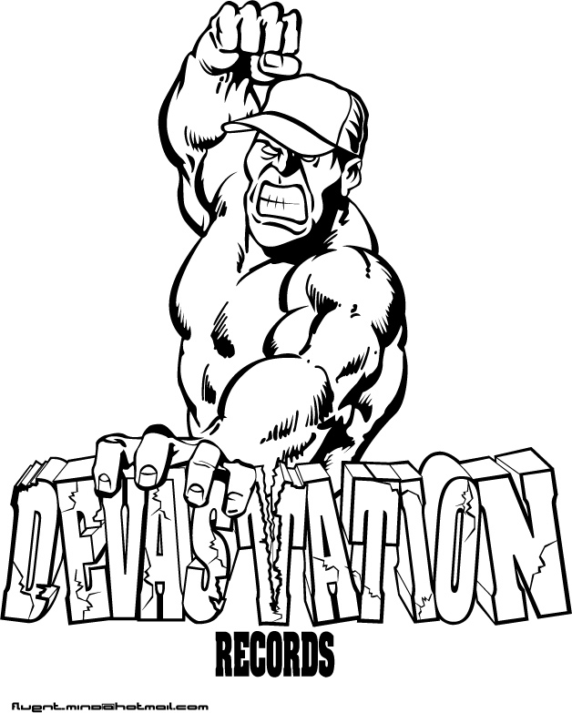 Devestation Records Logo Application - 