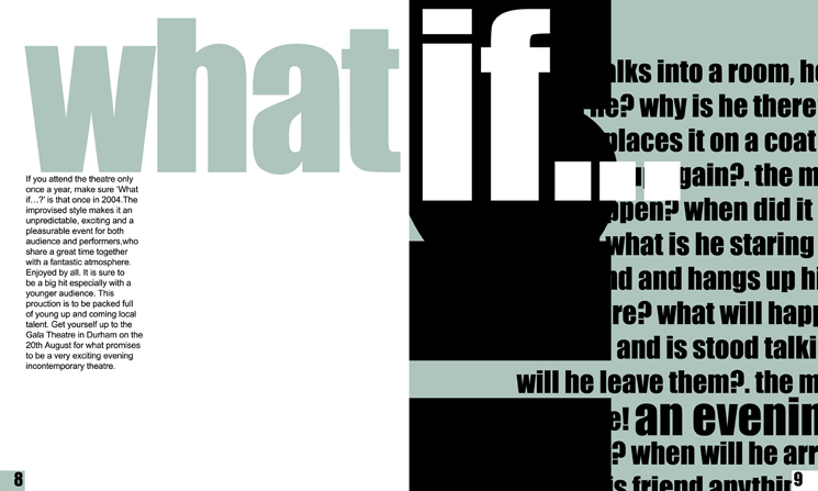 Typography - What If... Magazine - 