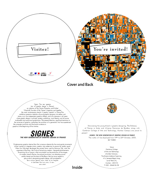 Invite To The SIGNES Exhibition - 