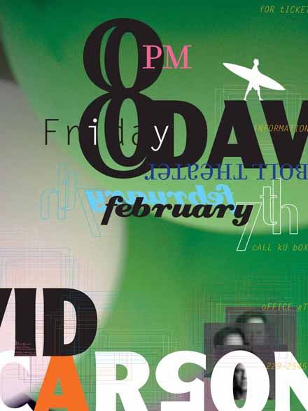 David Carson Poster - 