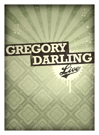 Gregory Darling Tour Poster - 