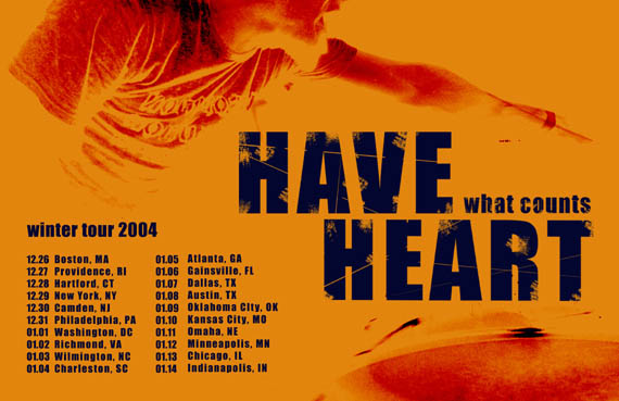 HAVE HEART TOUR FLYER - 