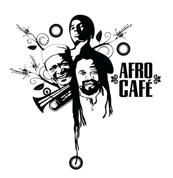 Afro Cafe Illustration - 