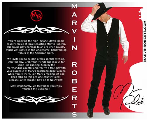 Marvin Roberts: Promo Card - 