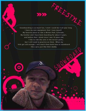 Snowboarding Flyer - 