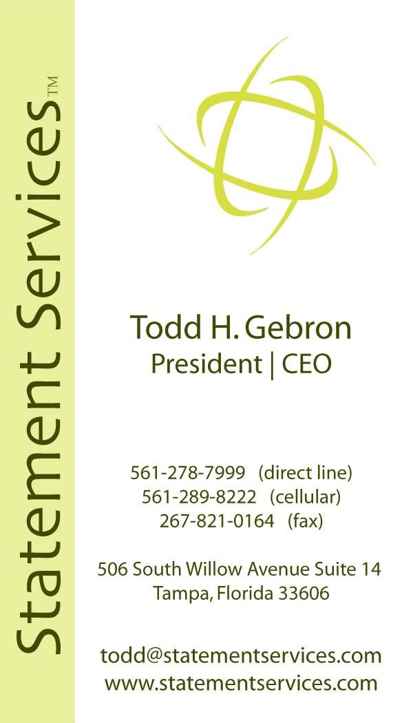 Statement Services - 