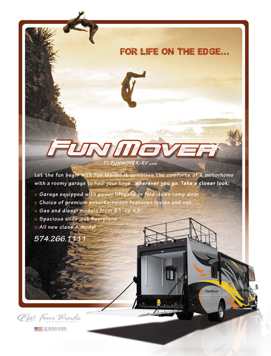 Fun Mover Ad Concept For Racer X/Toy Hauler Magazi - 