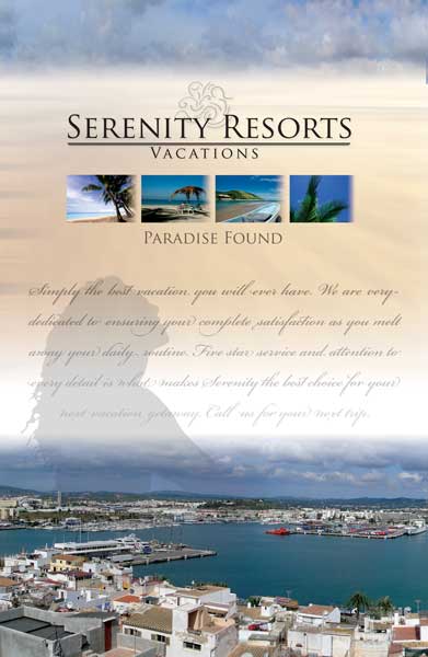Serenity Resorts Prom Poster - 