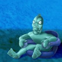 Aqua Bloke by Jonathan Ellis
