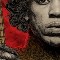 Jimi Hendrix Portrait � The End Of The Traffic Ill by Ladislav Hubert